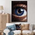thumbnail image 1 of Designart "Infinite Iris In Surreal Vision" Surrealism Floater Framed Canvas Wall Art, 1 of 5
