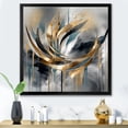 thumbnail image 1 of Designart "Infinity Lines and Abstract Shapes III" Abstract Framed Wall Art Decor - Modern Grey Abstract Shapes Bedroom Framed Canvas Wall Art, 1 of 6