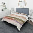 thumbnail image 1 of Designart 'Influence of Line and Color' Geometric Duvet Cover Set, 1 of 4
