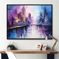 thumbnail image 1 of Designart "Innovations In Abstract Factory Symmetry" Factories Floater Framed Canvas Art Print, 1 of 5