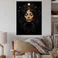 thumbnail image 1 of Designart "Insight into the Spirit III" Astrology Metal Art Living Room, 1 of 1