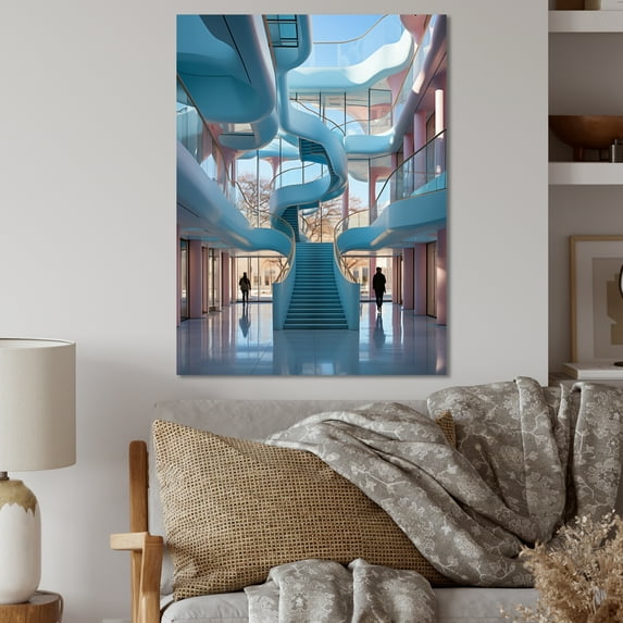 Designart "Institute Of Architecture Technology II" Cityscapes Metal Art Print