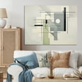 thumbnail image 1 of Designart "Intersecting Perspectives Beige Suprematism II" Abstract Suprematism Canvas Wall Art, 1 of 5