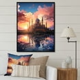 thumbnail image 1 of Designart "Islam Art Mosque form IV" Religion & Spirituality Floater Framed Wall Decor, 1 of 7