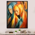 thumbnail image 1 of Designart "Islam Prayer Culture in Yellow and Orange III" Spiritual Framed Wall Art - Global Yellow Islam Entryway Framed Wall Art Print, 1 of 6