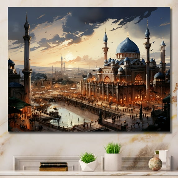 Designart "Islamic Festivals Islam wall decor II" Islamic Wall Art Living Room