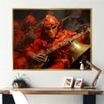 thumbnail image 1 of Designart "Italian Theater Mask in Venetian Style I" Fashion Framed Wall Art - Modern Red Theater Living Room Framed Canvas Art, 1 of 6