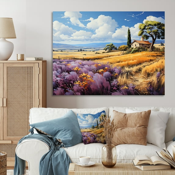 Designart "Italy Val Dorcia euphony" Landscapes Wall Decor