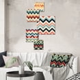 thumbnail image 1 of Designart "Ivory Boho Retro" Chevron Wall Art Set Of 5 - Beige Glam Wall Living Room Decor Set, 1 of 6