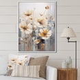 thumbnail image 1 of Designart "Ivory Buttercups On Neutral Simplicity III" Buttercups Floater Framed Canvas Prints, 1 of 5