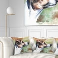 thumbnail image 1 of Designart Jack Russell Terrier - Animal Throw Pillow - 16x16, 1 of 5