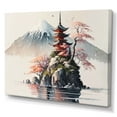 thumbnail image 1 of Designart Japanese Landscape In Watercolor I Canvas Wall Art, 1 of 5