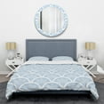 thumbnail image 1 of Designart 'Japanese style Half-circle pattern' Mid-Century Modern Duvet Cover Set, 1 of 4