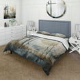 thumbnail image 1 of Designart "Japon Art peaceful Zen Minimalism I" Japanese Bedding Covert Set - Japan Art Beige People Bed Set With 2 Shams, 1 of 6