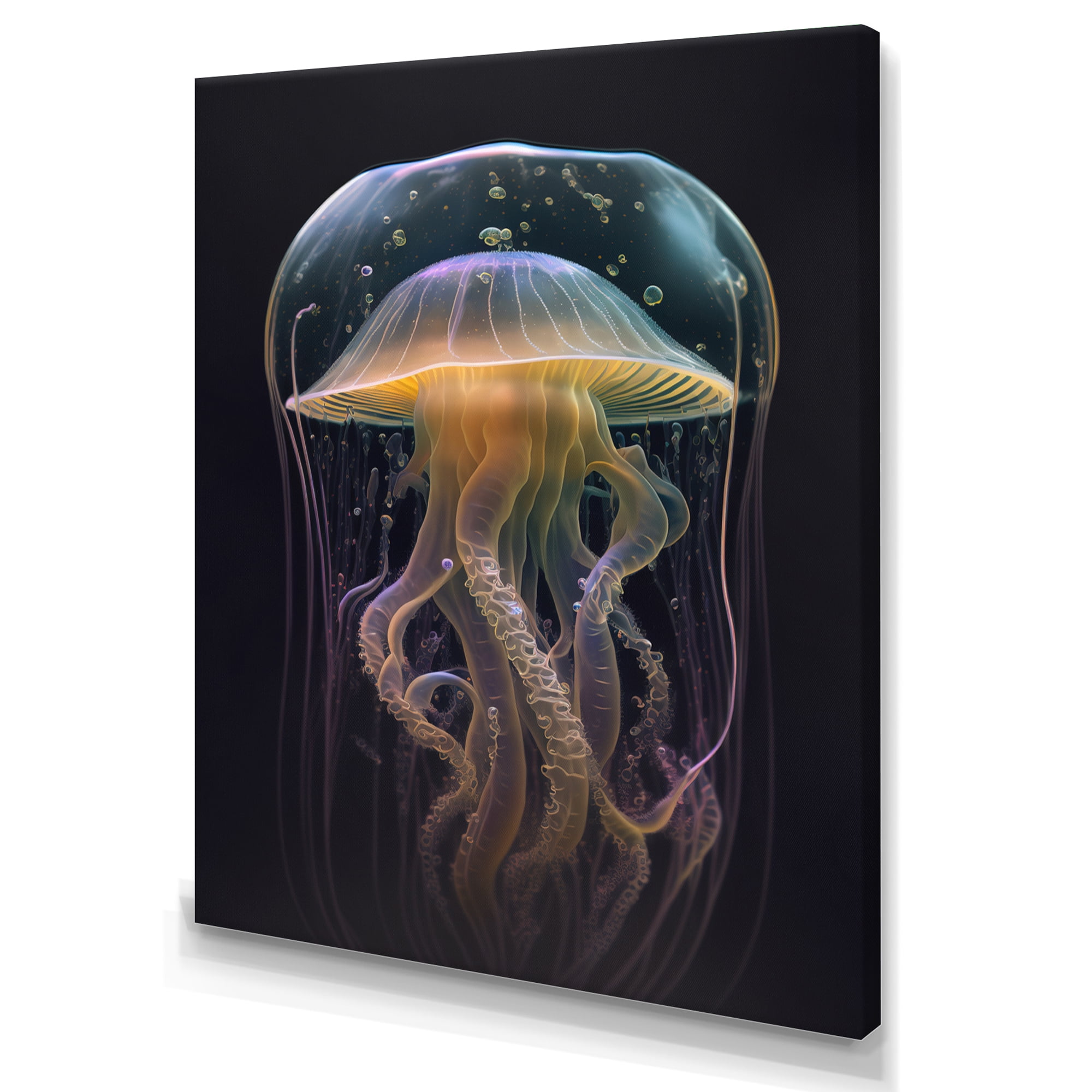 Designart Jellyfish II Canvas Wall Art