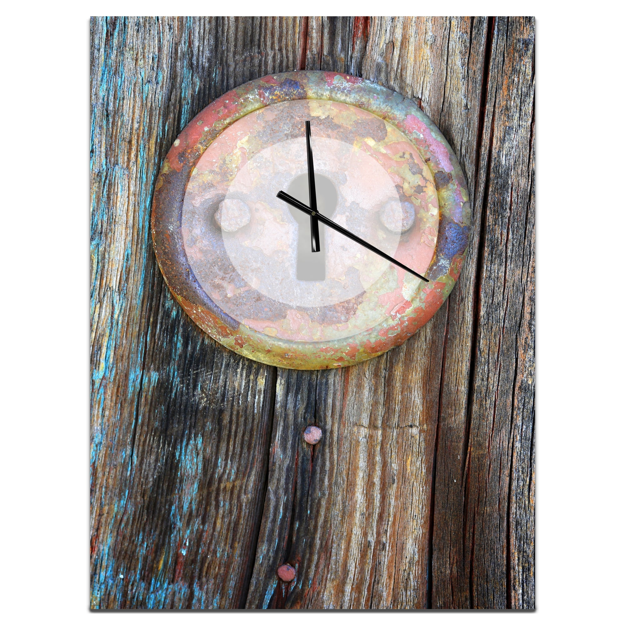 Designart 'Jellyfish Pattern' Coastal Wall Clock