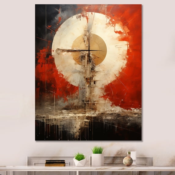 Designart "Jesus' Eucharistic Mercy Christian Art" Christianity Canvas Wall Art