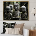 thumbnail image 1 of Designart "Jizos Guardianship Japon wall art II" Japanese Floater Framed Canvas Art Print, 1 of 7