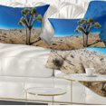 thumbnail image 1 of Designart Joshua Tree in Open Desert - Landscape Printed Throw Pillow - 12x20, 1 of 1