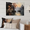 thumbnail image 1 of Designart "Journey Muted Canal Mystical" Canals Metal Art Living Room, 1 of 5
