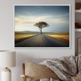 thumbnail image 1 of Designart "Journey'S Roadway Capture" Road Floater Framed Canvas Wall Art, 1 of 5