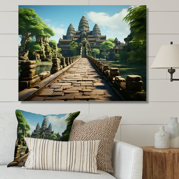 Designart "Journey To Asian Painting II" Asian Wall Art Print