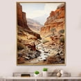 thumbnail image 1 of Designart "Journeying Endlessly in the Canyon I" Landscape & Nature Floater Framed Wall Decor, 1 of 7