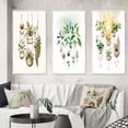 thumbnail image 1 of Designart "Joyful Hanging Boho Houseplants in Botanical Bliss II" Abstract Botanicals Framed Wall Art Set Of 3 - Green Modern Frame Gallery Wall Set For Home Decor, 1 of 6