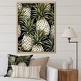 thumbnail image 1 of Designart "Juicy Delights Of A Sweet Pineapple II" Pineapples Floater Framed Canvas Prints, 1 of 5