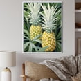 thumbnail image 1 of Designart "Juicy Delights Of A Sweet Pineapple IV" Pineapples Floater Framed Canvas Art Print, 1 of 5