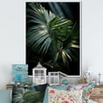 thumbnail image 1 of Designart "Jungle of Palm Trees I" Floral Floater Framed Canvas Print, 1 of 7