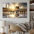 thumbnail image 1 of Designart "Kaaba Reflection Islam wall art I" Islamic Metal Wall Décor Set, 1 of 5