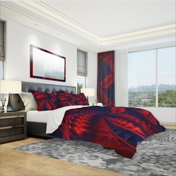 Designart 'Kaleidoscope' Modern & Contemporary Duvet Cover Set