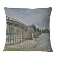 thumbnail image 1 of Designart Kintai Bridge in Iwakuni Yamaguchi - Landscape Printed Throw Pillow - 18x18, 1 of 1