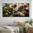thumbnail image 1 of Designart "Koala Haven Australia painting II" Animals Metal Wall Decor Set, 1 of 5