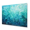 thumbnail image 1 of Designart "Lagoon in Aqua II" Abstract Landscape Metal Wall Decor, 1 of 5