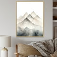 thumbnail image 1 of Designart "Lake And Forest Dream In Watercolor III" Landscape Mountains Floater Framed Wall Decor, 1 of 5