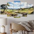 thumbnail image 1 of Designart "Lake And River Calm I" Landscapes Metal Wall Decor Set, 1 of 5