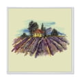 thumbnail image 1 of Designart 'Landscape With Blooming Lavender and Village House' Traditional Framed Canvas Wall Art Print, 1 of 5