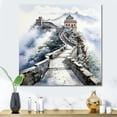thumbnail image 1 of Designart "Landscape of Great Wall of China II" People Wall Art - Global Grey China Art Entryway Wall Art Print, 1 of 6