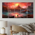 thumbnail image 1 of Designart "Landscape of the Rising Sun in Japan III" Japanese Art Living Room Set, 1 of 5