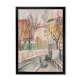 thumbnail image 1 of Designart 'Lanes In Moscow Cityscape' Traditional Framed Art Print, 1 of 4