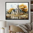 thumbnail image 1 of Designart "Lansdcape Church Calm Abode III" Spiritual Floater Framed Canvas Print, 1 of 7