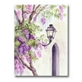 thumbnail image 1 of Designart ' Lantern and Wisteria ' Traditional Canvas Wall Art Print, 1 of 3