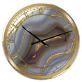 thumbnail image 1 of Designart Large Gold Analog Round Fashion Wall Clocks, CLM25711-C23, 1 of 3