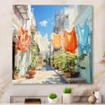 thumbnail image 1 of Designart "Laundry Day in Italy V" Bath & Laundry Canvas Print, 1 of 5