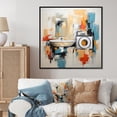 thumbnail image 1 of Designart "Laundry modern Reflections IV" Bath & Laundry Floater Framed Canvas Print, 1 of 7