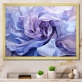 thumbnail image 1 of Designart "Lavender Rose Twist" Abstract Spirals Picture Framed Wall Decor, 1 of 5
