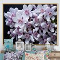 thumbnail image 1 of Designart "Lavender Winter Snowdrops I" Snowdrops Floater Framed Canvas Wall Art, 1 of 5