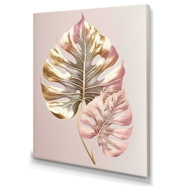 Designart Leaf III Canvas Wall Art